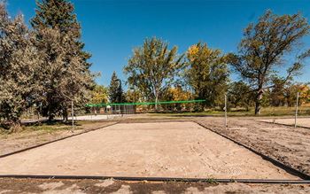 Sand volleyball courts